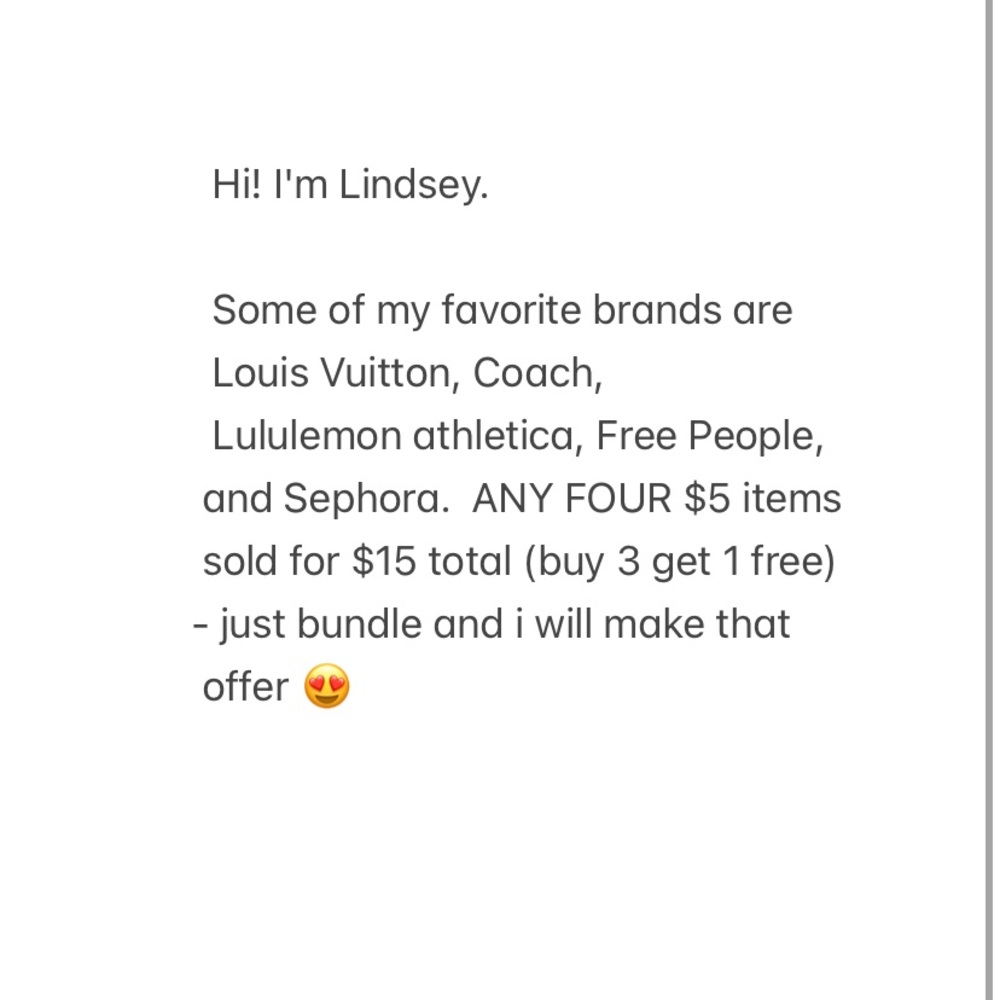 Meet your Posher, Lindsey